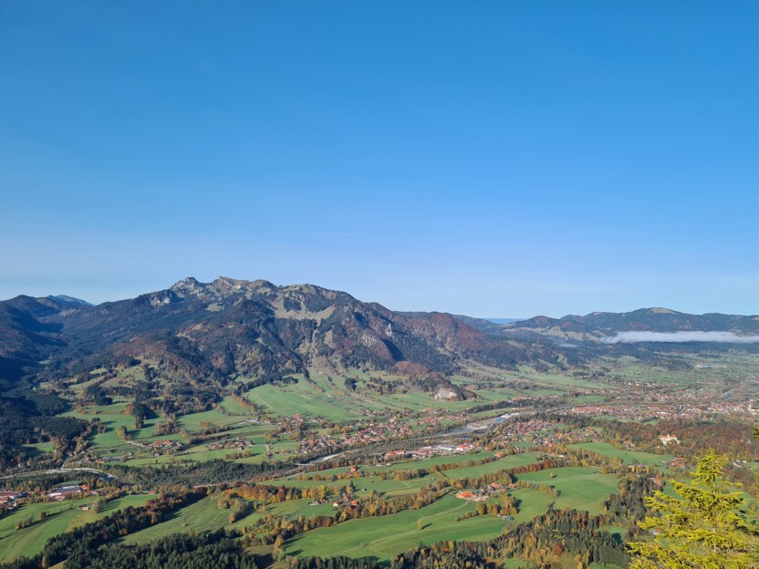 Blick vom Grasleitenstein auf Lenggries