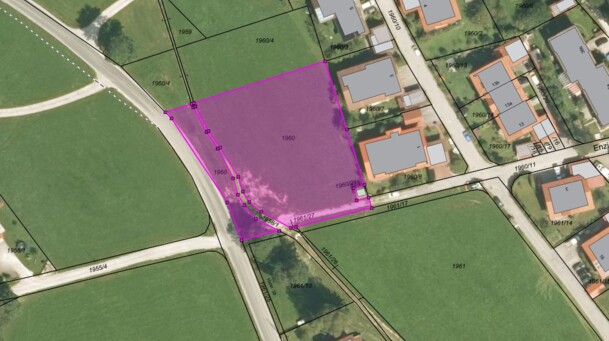 Gemeinde Lenggries, Luftbild Enzianstraße - Modell für Einheimische Luftbild Enzianstraße - Modell für Einheimische